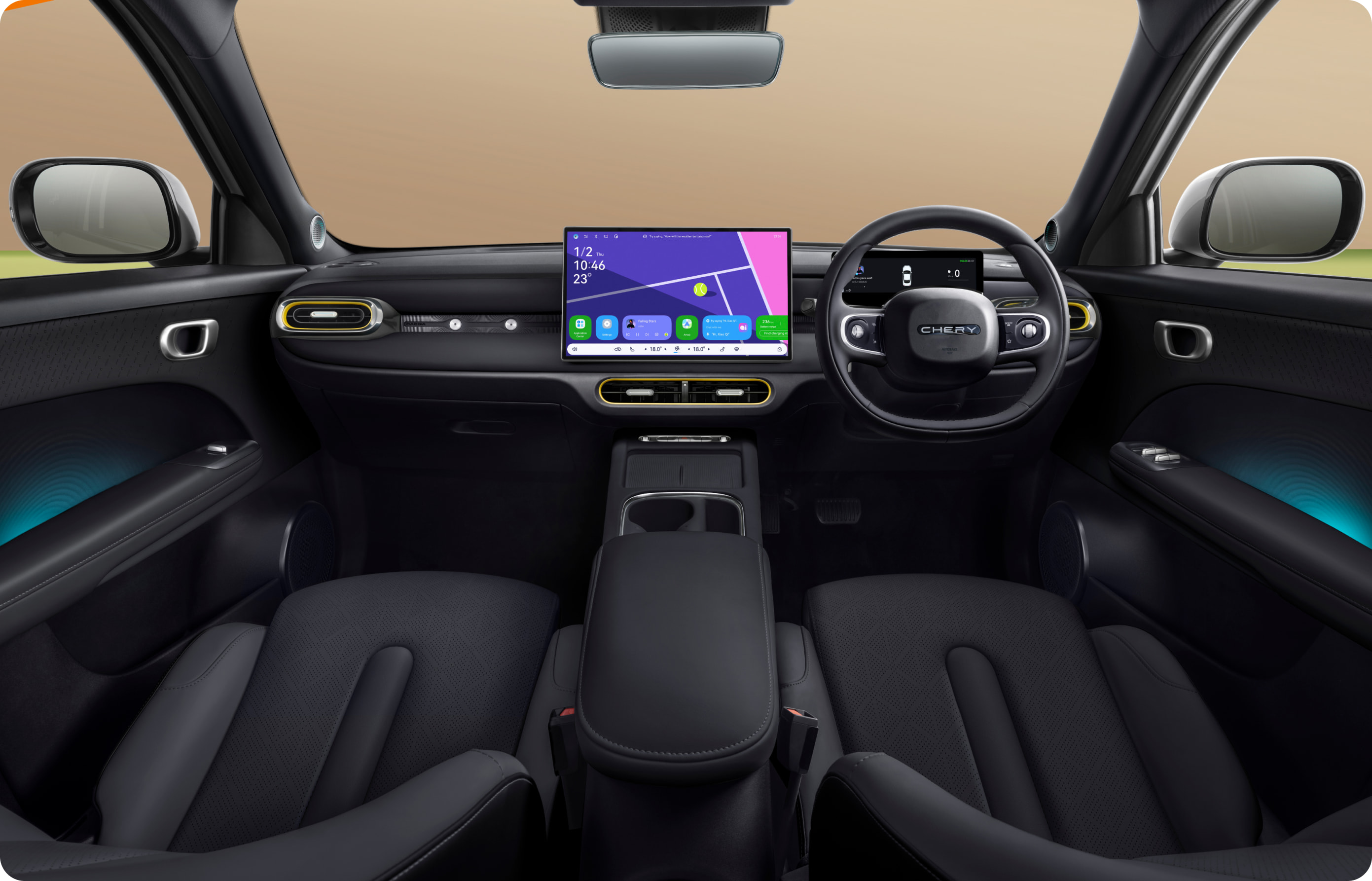 Chery Q interior